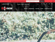 Tablet Screenshot of elitefactor.ca